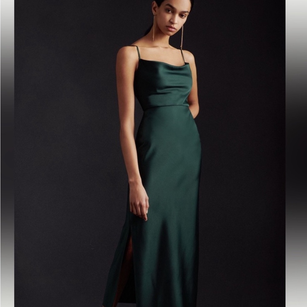 BHLDN cali midi slip dress